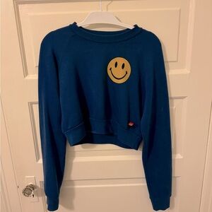 Aviator nation crop sweatshirt - like new!